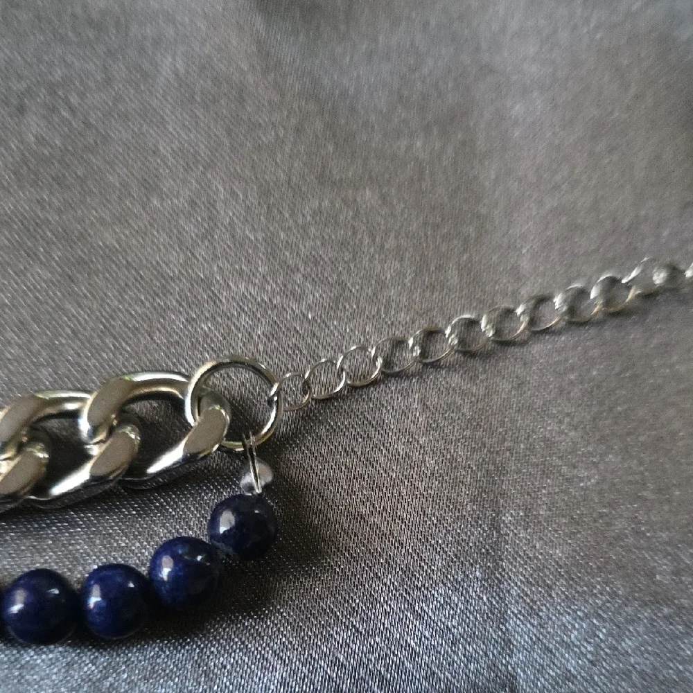 Austin West Silver‎ and Blue Bracelet Set